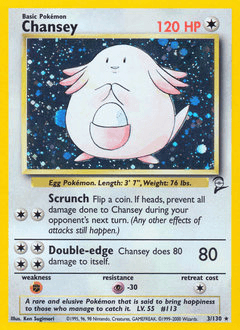 Chansey from Base Set 2