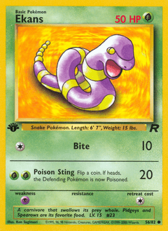 Ekans from Team Rocket #56