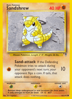 Sandshrew from Legendary Collection #91