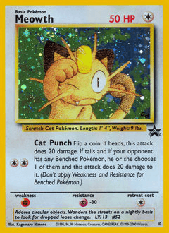 Meowth from Wizards Black Star Promos #10