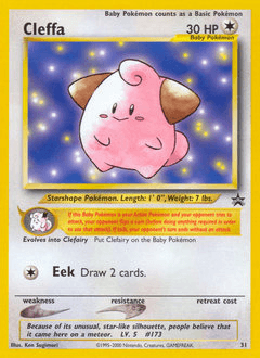 Cleffa from Wizards Black Star Promos #31