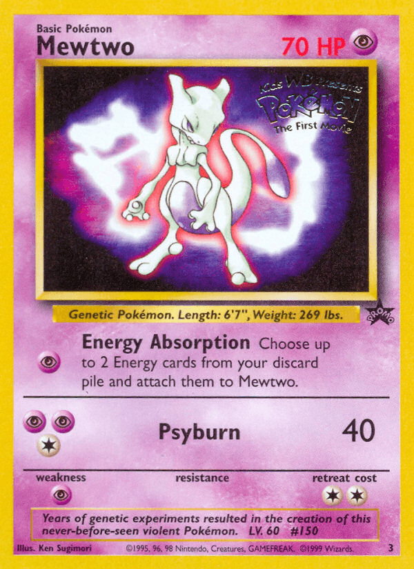 Mewtwo from Wizards Black Star Promos