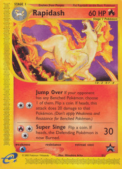 Rapidash from Wizards Black Star Promos #51