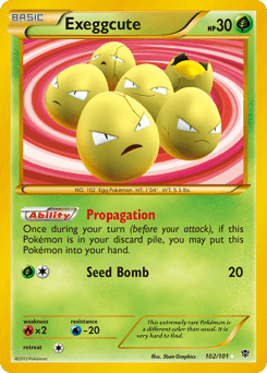 Exeggcute from Plasma Blast #102