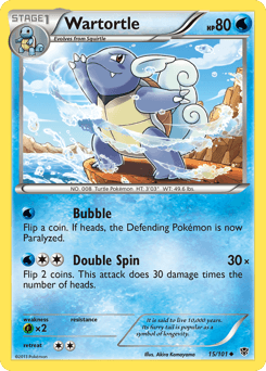 Wartortle from Plasma Blast #15