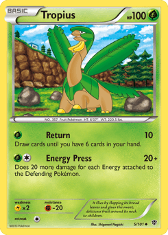 Tropius from Plasma Blast