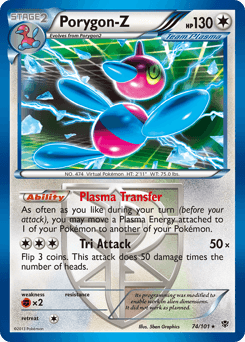 Porygon-Z from Plasma Blast #74