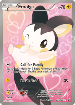 Emolga from Legendary Treasures #RC23