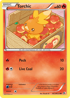 Torchic from Legendary Treasures #RC5