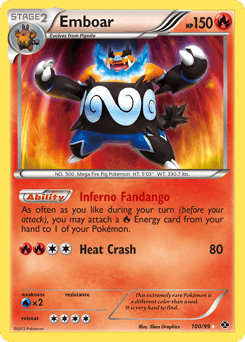 Emboar from Next Destinies #100
