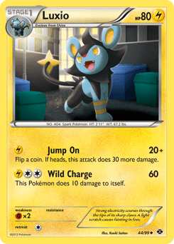 Luxio from Next Destinies #44