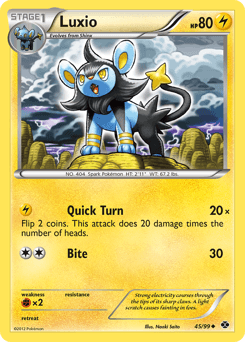 Luxio from Next Destinies #45
