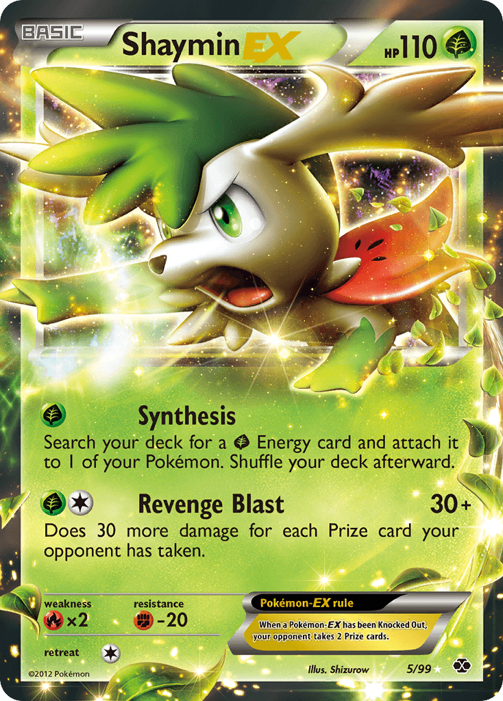 Shaymin-EX from Next Destinies