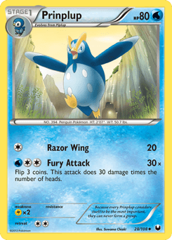 Prinplup from Dark Explorers #28