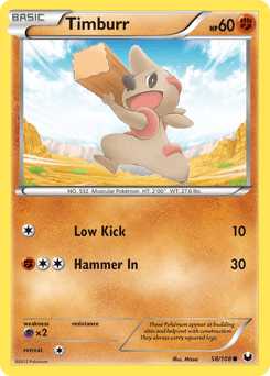 Timburr from Dark Explorers #58