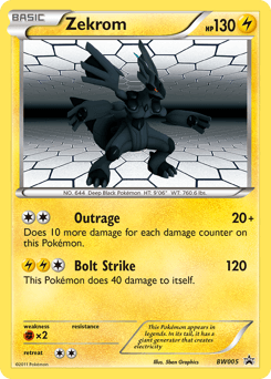 Zekrom from BW Black Star Promos