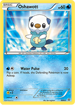 Oshawott from BW Black Star Promos