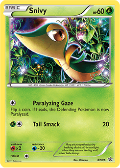 Snivy from BW Black Star Promos