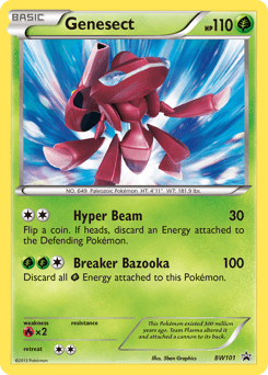 Genesect from BW Black Star Promos #BW101