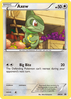 Axew from BW Black Star Promos #BW26