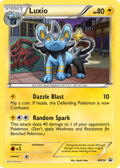 Luxio from BW Black Star Promos #BW34