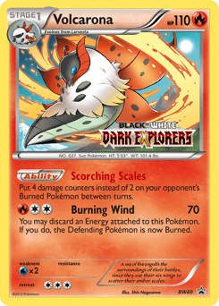 Volcarona from BW Black Star Promos #BW40