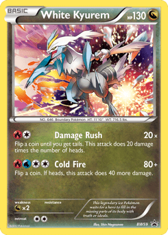 White Kyurem from BW Black Star Promos #BW59