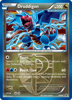 Druddigon from BW Black Star Promos #BW80