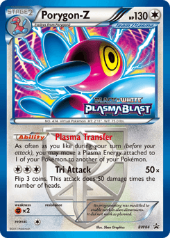 Porygon-Z from BW Black Star Promos #BW84