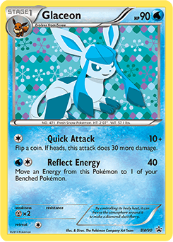 Glaceon from BW Black Star Promos #BW90
