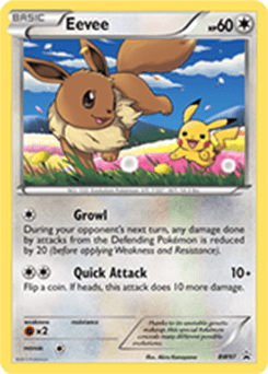 Eevee from BW Black Star Promos #BW97