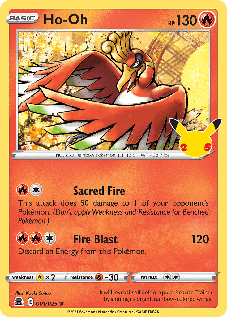 Ho-Oh from Celebrations