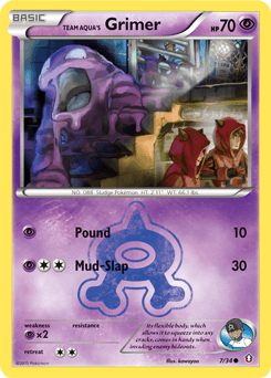 Team Aqua's Grimer from Double Crisis