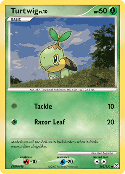 Turtwig from Diamond & Pearl #103
