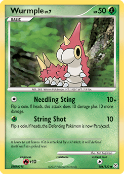 Wurmple from Diamond & Pearl #104