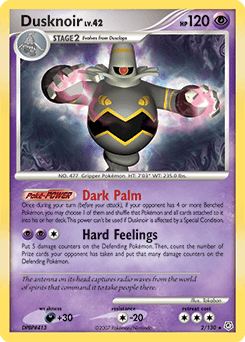 Dusknoir from Diamond & Pearl