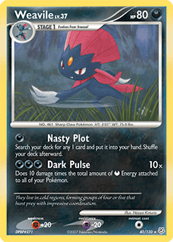 Weavile from Diamond & Pearl #40
