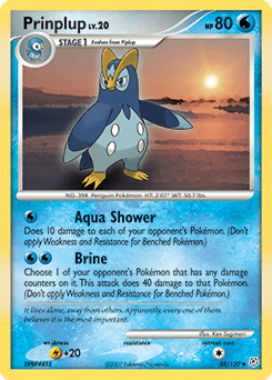 Prinplup from Diamond & Pearl #58