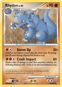 Rhydon from Diamond & Pearl #60