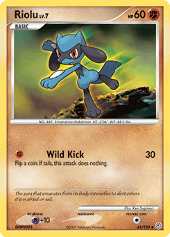 Riolu from Diamond & Pearl #61