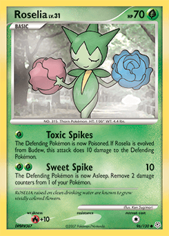 Roselia from Diamond & Pearl #96