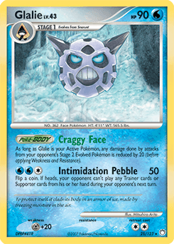 Glalie from Mysterious Treasures #25