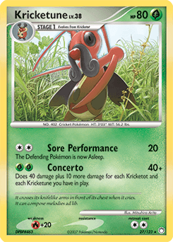 Kricketune from Mysterious Treasures #27