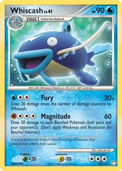 Whiscash from Mysterious Treasures #40