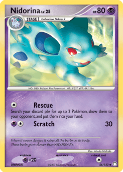 Nidorina from Mysterious Treasures #56