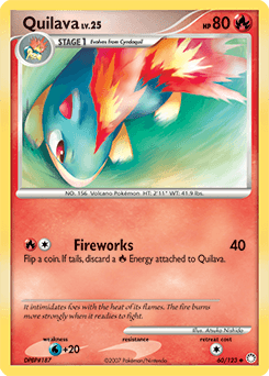 Quilava from Mysterious Treasures #60