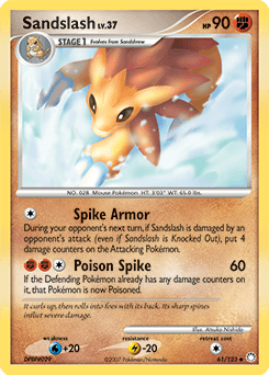 Sandslash from Mysterious Treasures #61