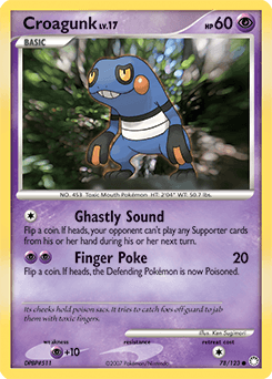 Croagunk from Mysterious Treasures #78