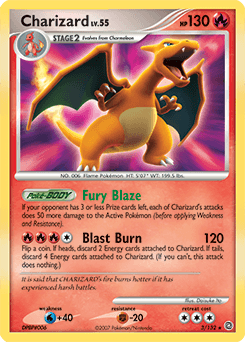 Charizard from Secret Wonders