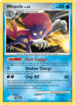Weavile from Secret Wonders #40